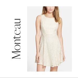 NWT Monteau Juniors Couture Lace Tank Skater Dress